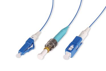 Fiber optics cable, connector and installation