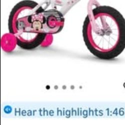 MINNIE MOUSE TODDLER BICYCLE 