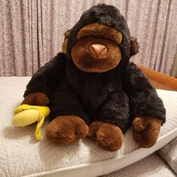 Gorilla Banana Plush