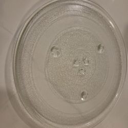 12 Inches Diameter Glass Turntable Tray Fits Whirlpool, Maytag, KitchenAid, Jenn-Air, Amana Microwave Oven Very Thick And In Very Good Condition