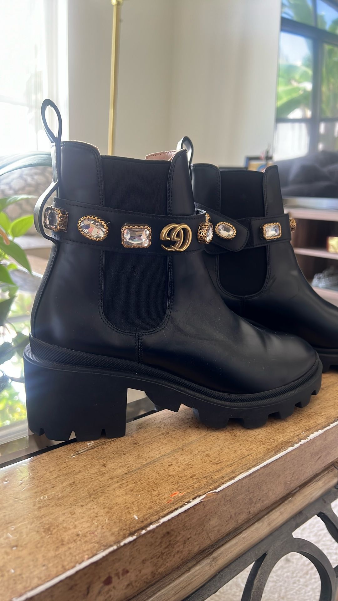 Gucci Brand Ankle Boots