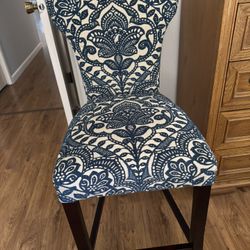 Blue Pattern Occasional Chair