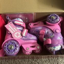 Girls Toddler Skates Light Up Wheels 9C