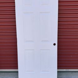 35”w, X 79”h,  Panels Steel Door 