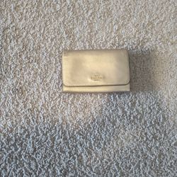 small gold coach purse