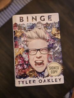 Binge BOOK By TYLER OAKLEY Autographed!