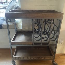Bar Cart - Industrial, Mid Century 