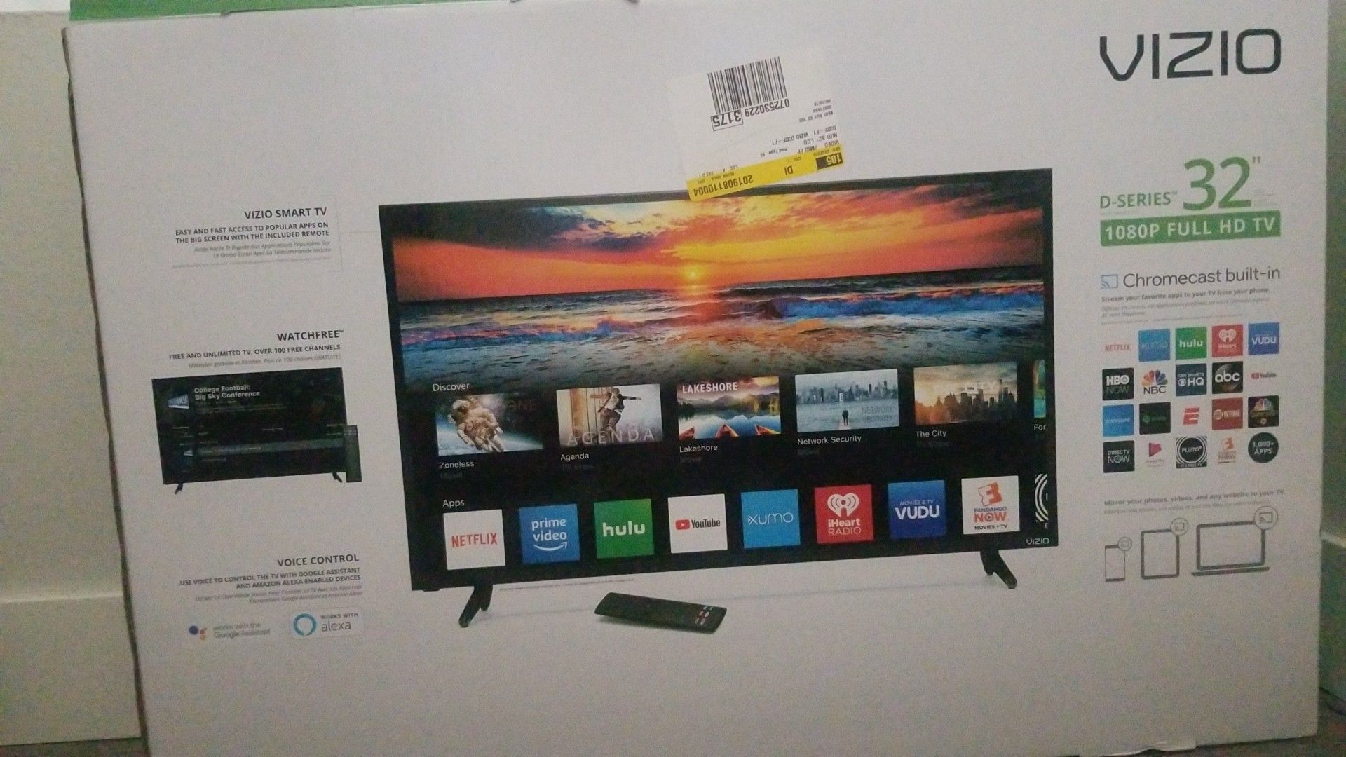 32 inch Vizio smart tv