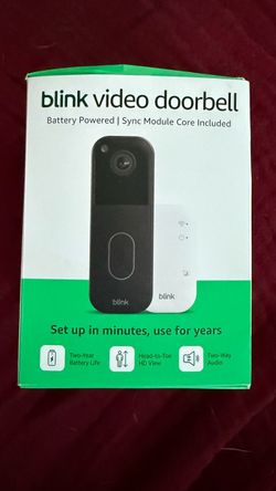 Blink Video Doorbell - Never Used
