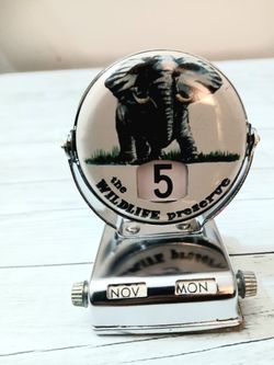 1970's Vintage Wild Life Reserve Flip Calender 