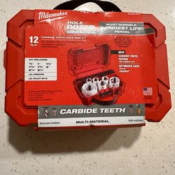 * milwaukee hole dozer carbide teeth multi material 12 pc