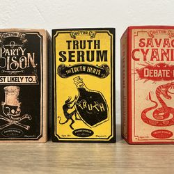 3 Hilarious Adult Party Games Bundle - Perfect for Game Night