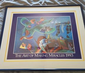 Limited Edition Michele Noiset "The Art of Making Miracles" 1993 Signed & Numbered Print 55/350