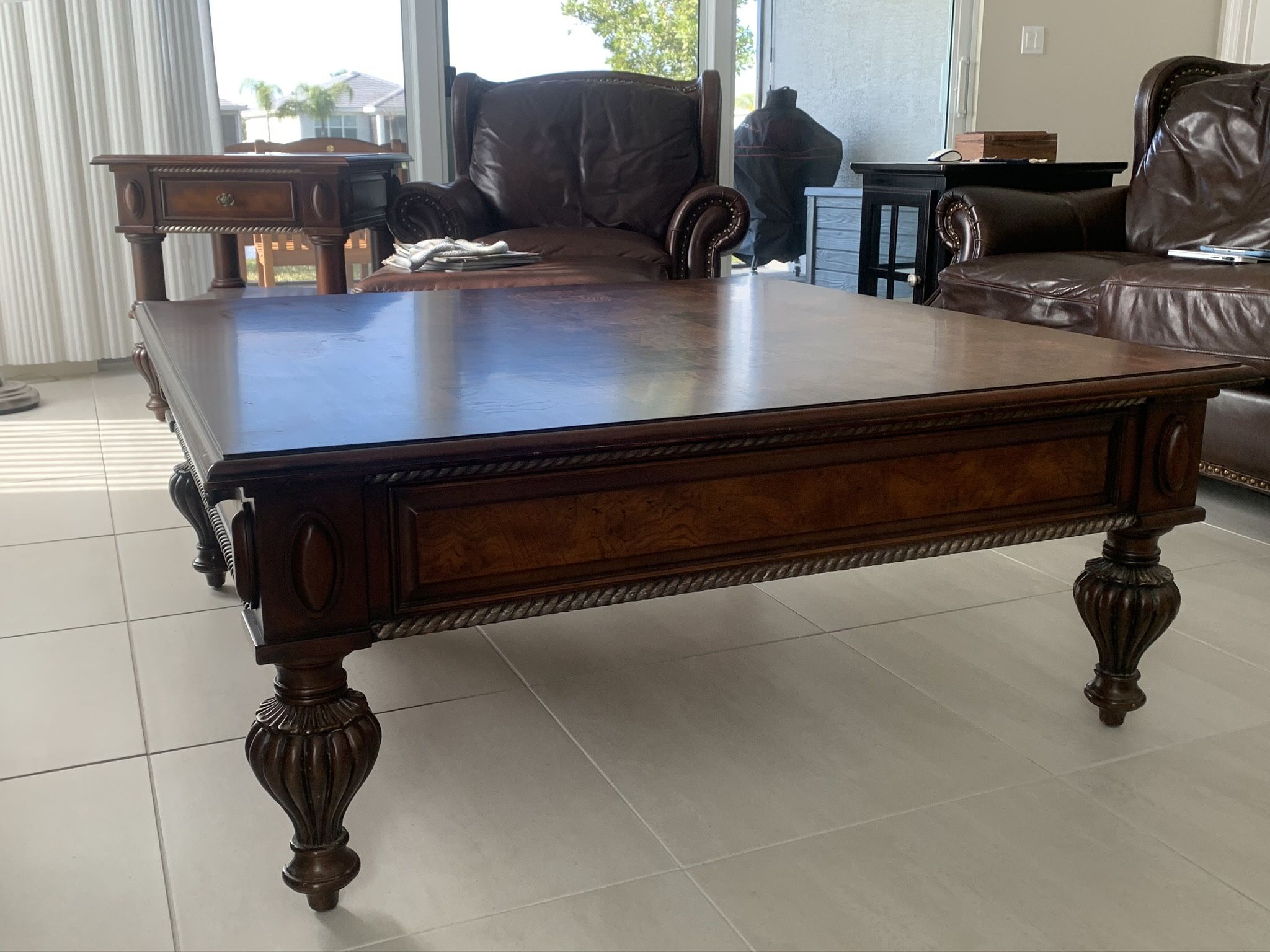 Coffee Table And Matching End Table