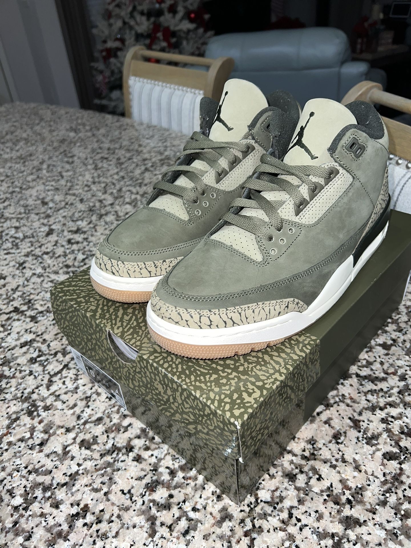 Jordan 3 Olive Size 10