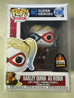 DC Harley Quinn as Robin Funko Pop #290 - LA Comic Con SELL/TRADE