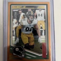 2025 Score - T.J. Watt #111 Lava /799