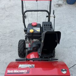 Yard Machine 24 Inch Snowblower W Electric Start 