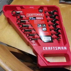 Craftsman Gunmetal Long Panel Wrench Set (7pc) metric