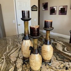 Candle Holders Set Of 3