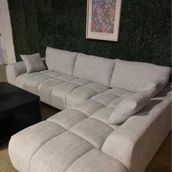 Brand New Beige Sectional Sofa 