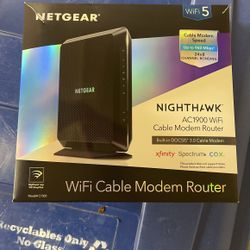 Nighthawk Ac1900 WiFi Cable Modem Router