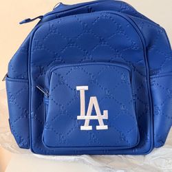 MLB LOS ANGELES DODGERS BACKPACK WITH EMBOSSED PATTERN