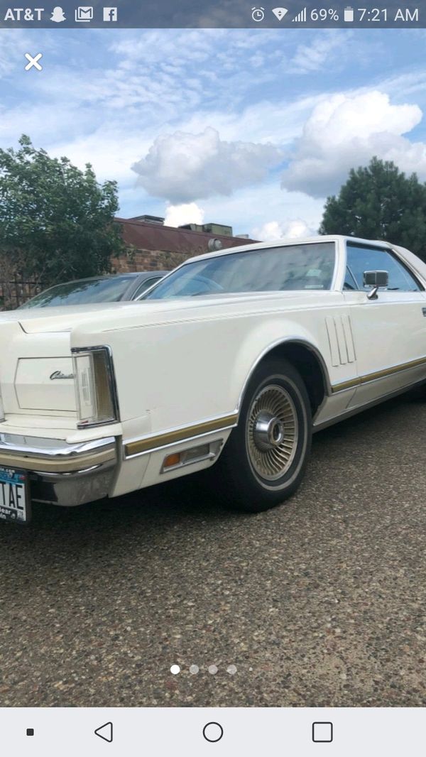 1979 Lincoln Contintential V For Sale In Minneapolis Mn