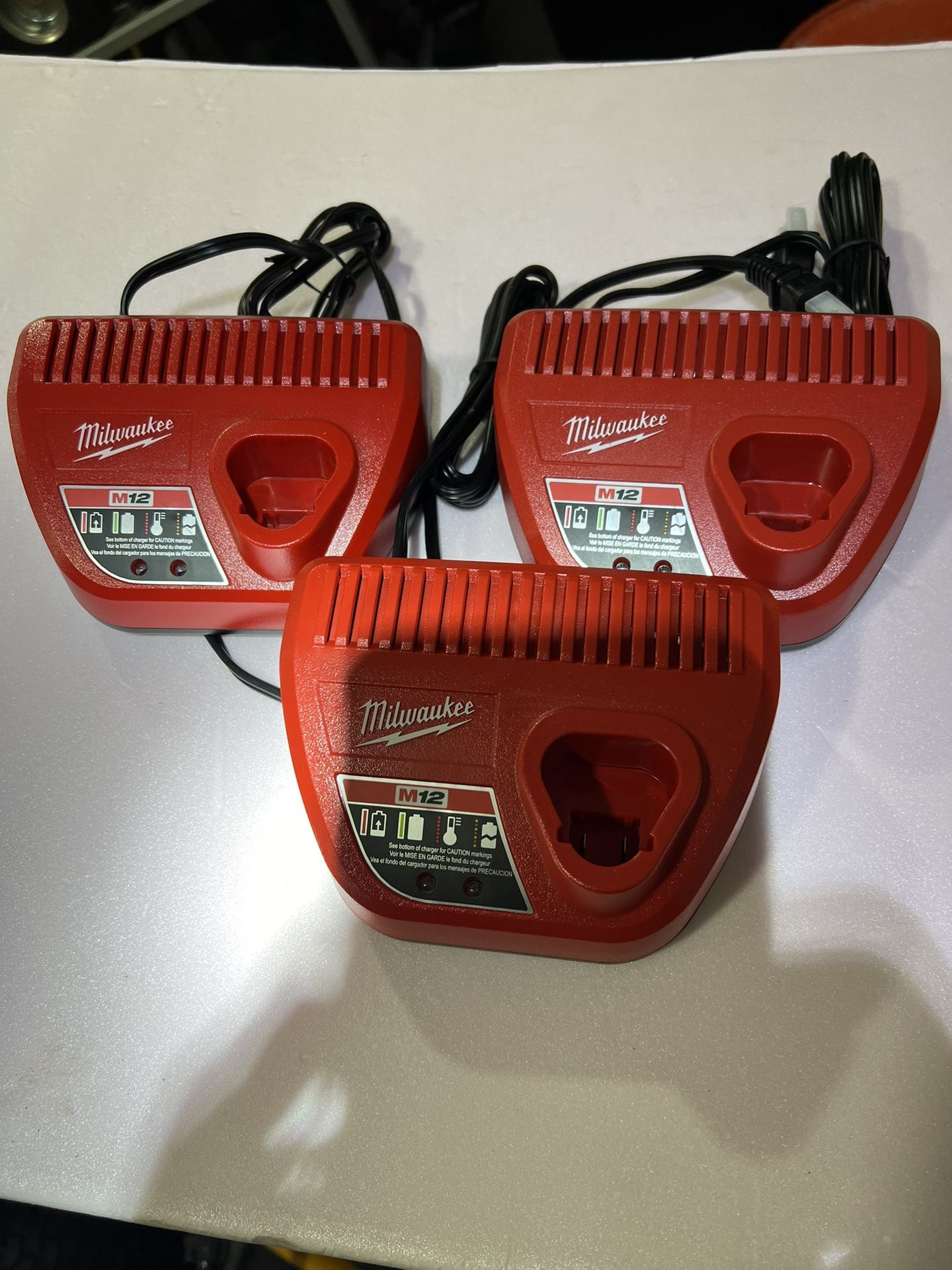 Milwaukee M12 Chargers  