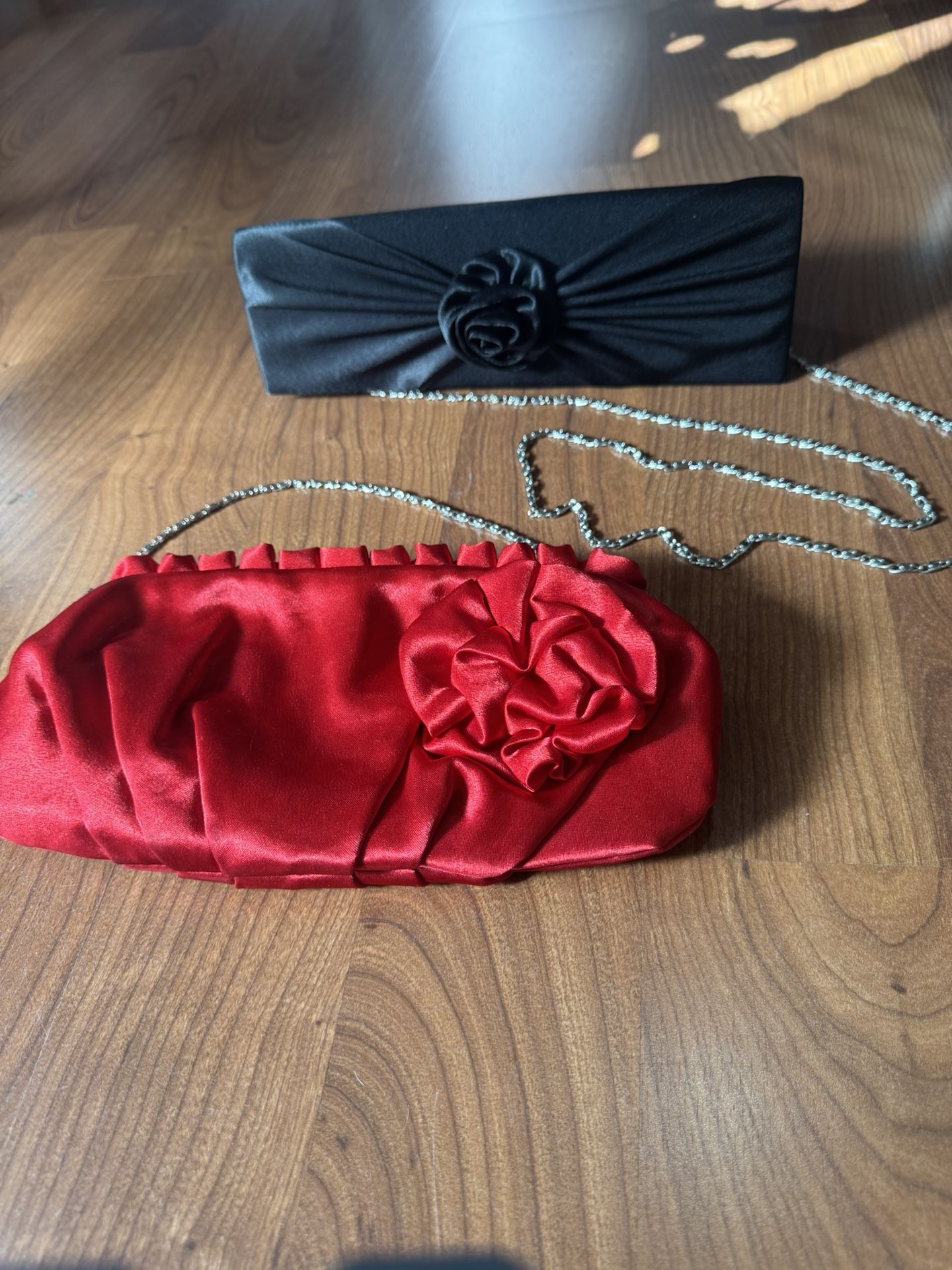 Satin Clutches Purses Evening Bag