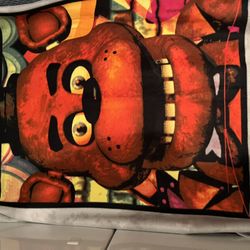 Five Nights At Freddy’s Throw Blanket New Without Tags