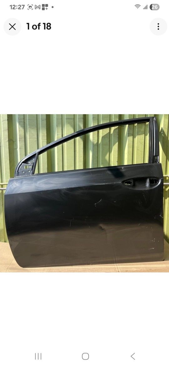 2014 2016 2017 2018 TOYOTA COROLLA DRIVER LEFT FRONT DOOR OEM 67002-02832 USED