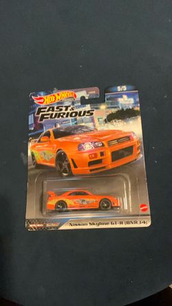 Hot Wheels Fast & Furious Nissan Skyline GT-R BNR34