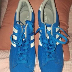 MENS ADDIAS STRIPED LOWTOP SHOES SZ12