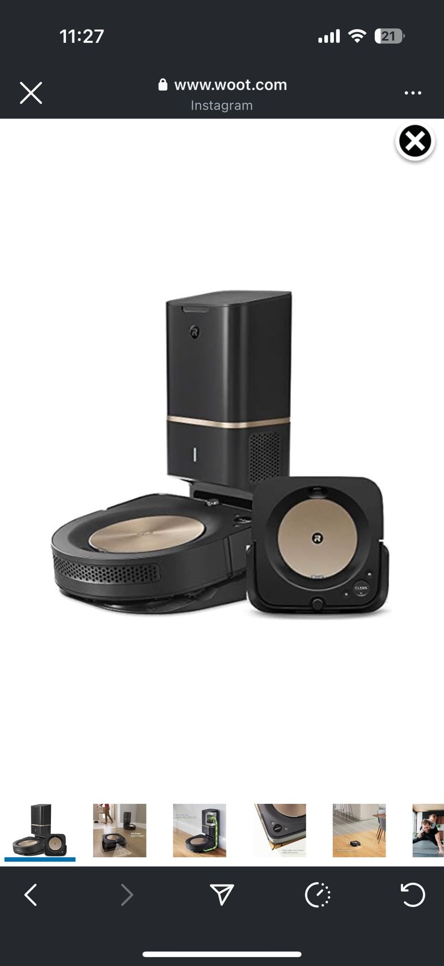 iRobot Roomba s9+ & Braava Jet m6 Mop Bundle