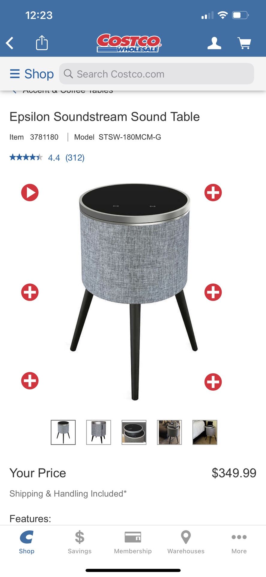 Epsilon Soundstream Sound Table -Bluetooth