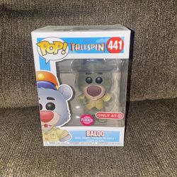 Talespin target exclusive flocked baloo funko pop