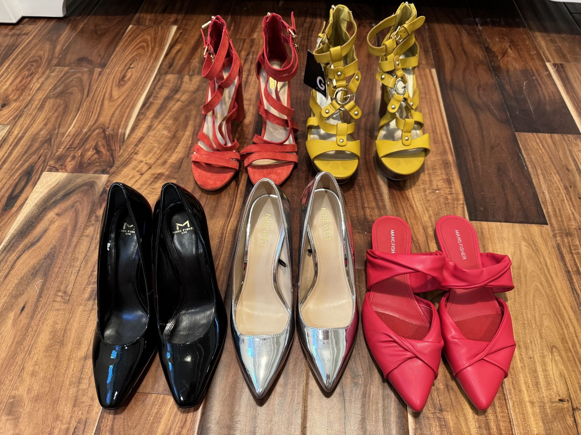 Women’s Shoes Lot – 5 Pairs, Size 8.5M