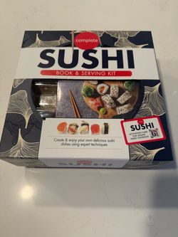 Complete Sushi Book & Serving Kit