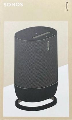Sonos Move 2 Portable Bluetooth Stereo Speaker Plus Travel Bag