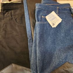 Biker Jeans Fleece Lined