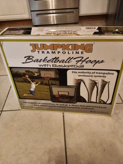 Jumpking Trampoline Basketball Hoop