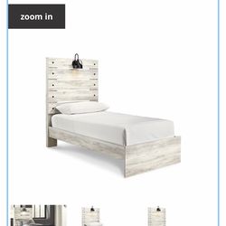 Twin bed from Ashley’s furniture