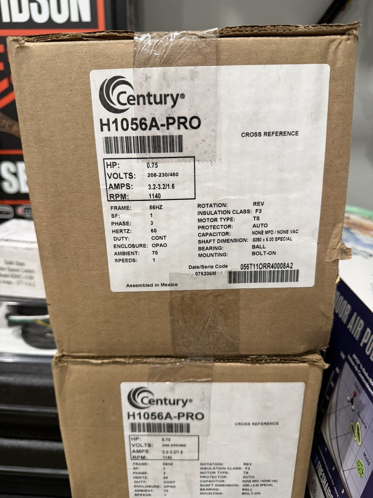 Century H1056A-PRO 056T11ORR40008A2 HVAC Motor