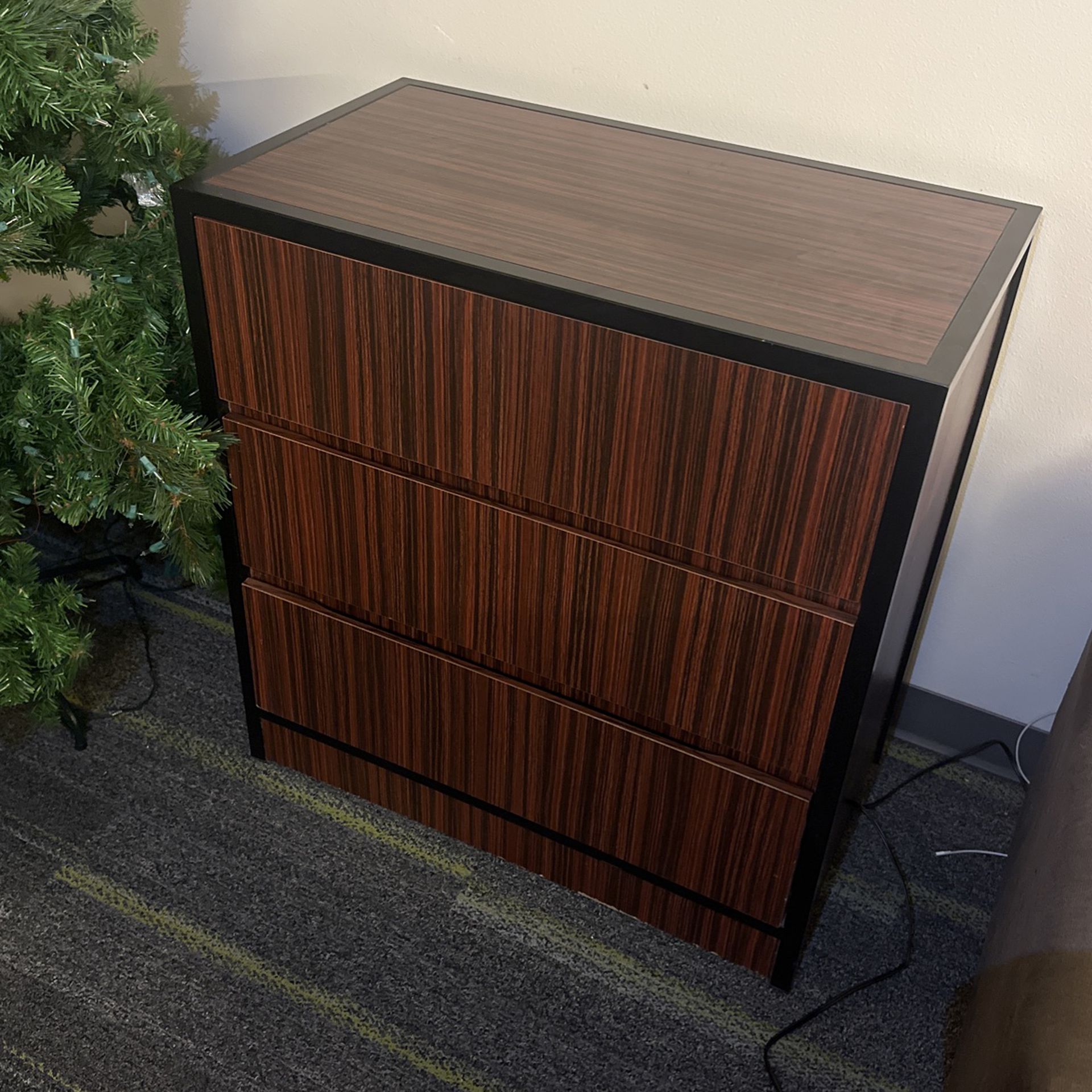 Brown Wood Dresser (New)