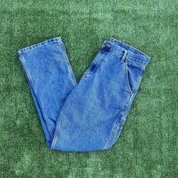 Full Blue denim Carpenter Jeans 