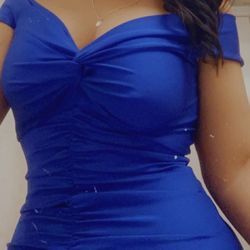 Woman’s Royal Blue Dress 