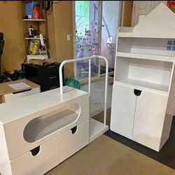 NEW Toy Storage Center w/ Clothes Hanging Rack – In Box