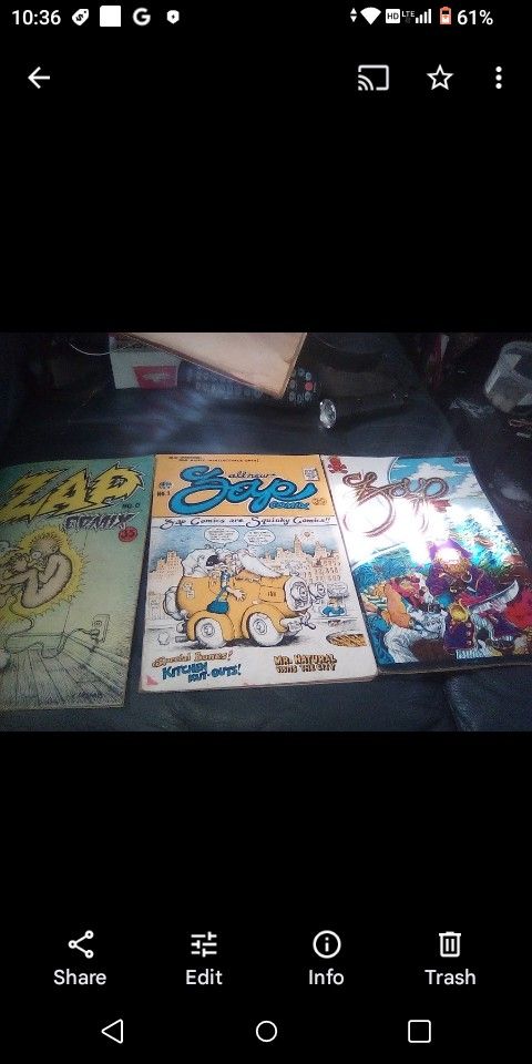 Adult Zap Comic Books