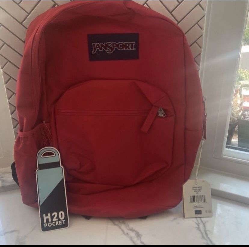 Red Jansport Backpack 